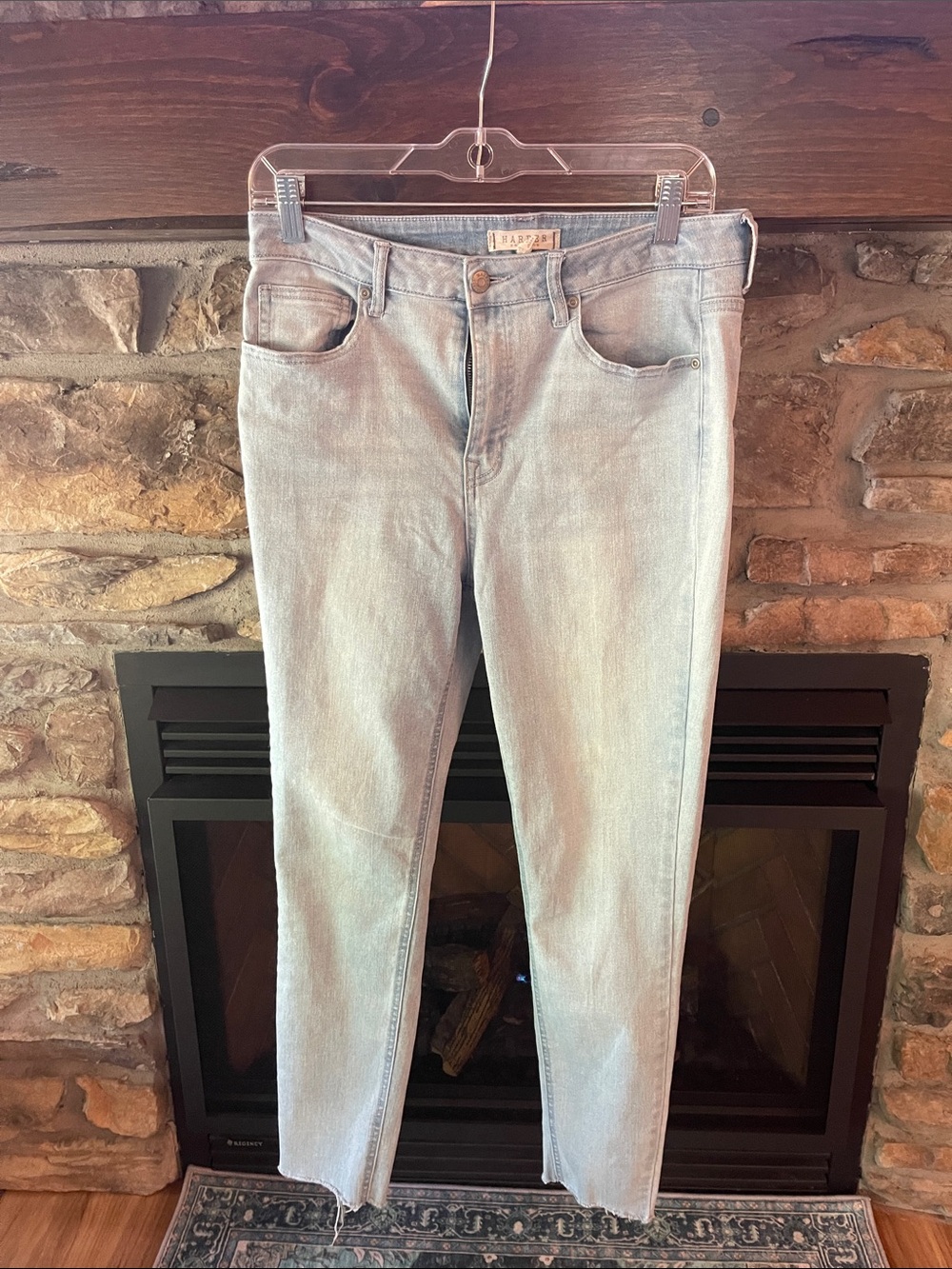 Light Blue Slim Straight Harper Jeans